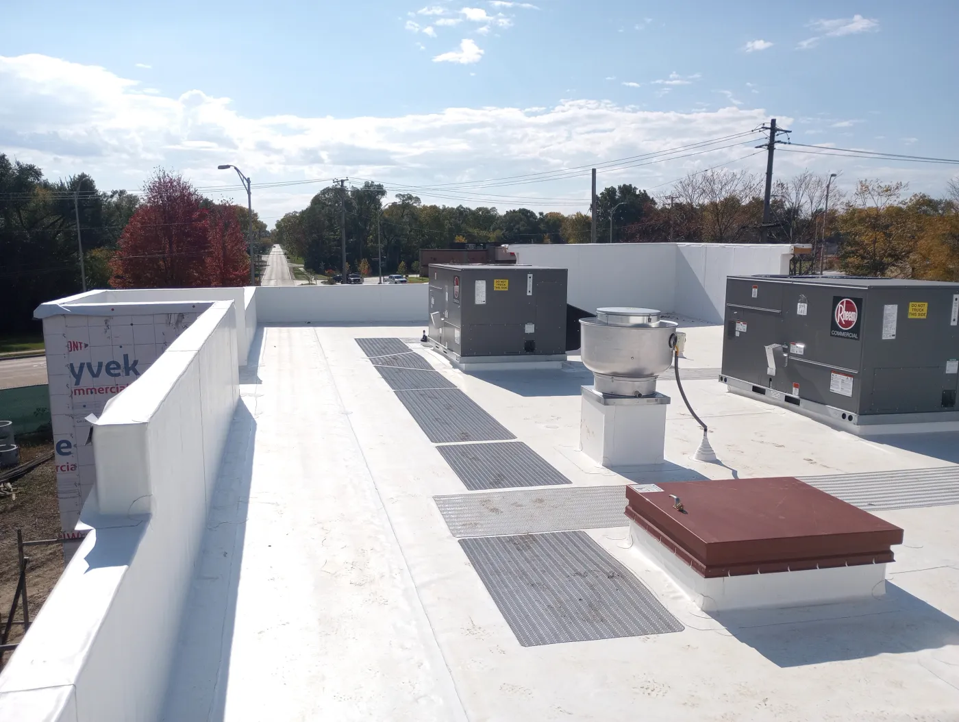premium PVC commercial roof elgin il
