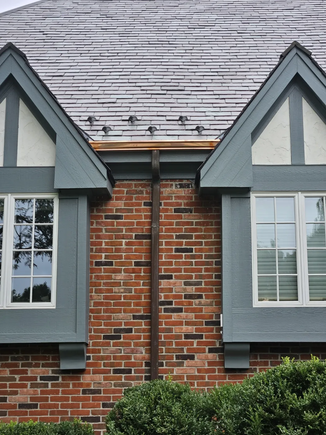 custom copper gutters