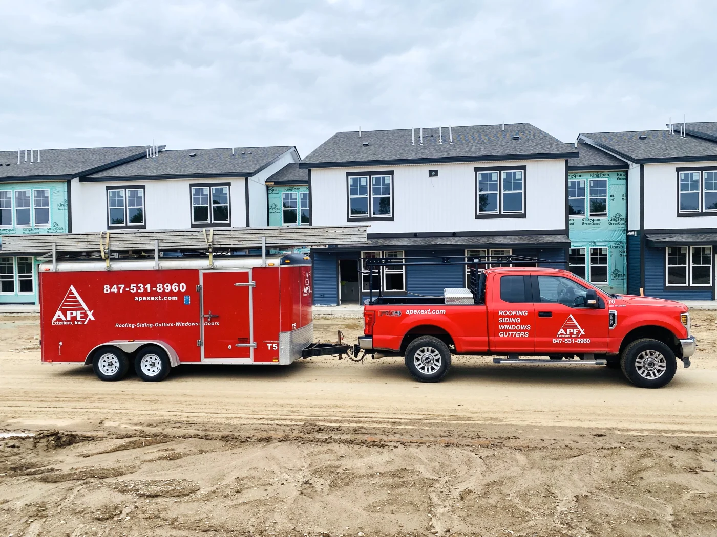 Multi Family Development Certainteed Shingles & Certainteed Vinyl Siding Kenosha Wisconsin