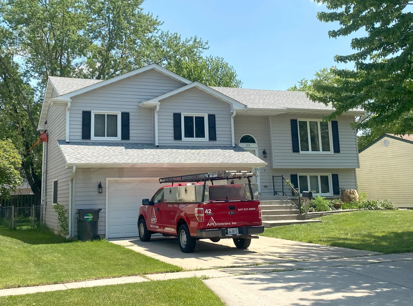 Apex Exteriors Chicagoland Exterior Remodeling Gallery Soffit Fascia Installation 5