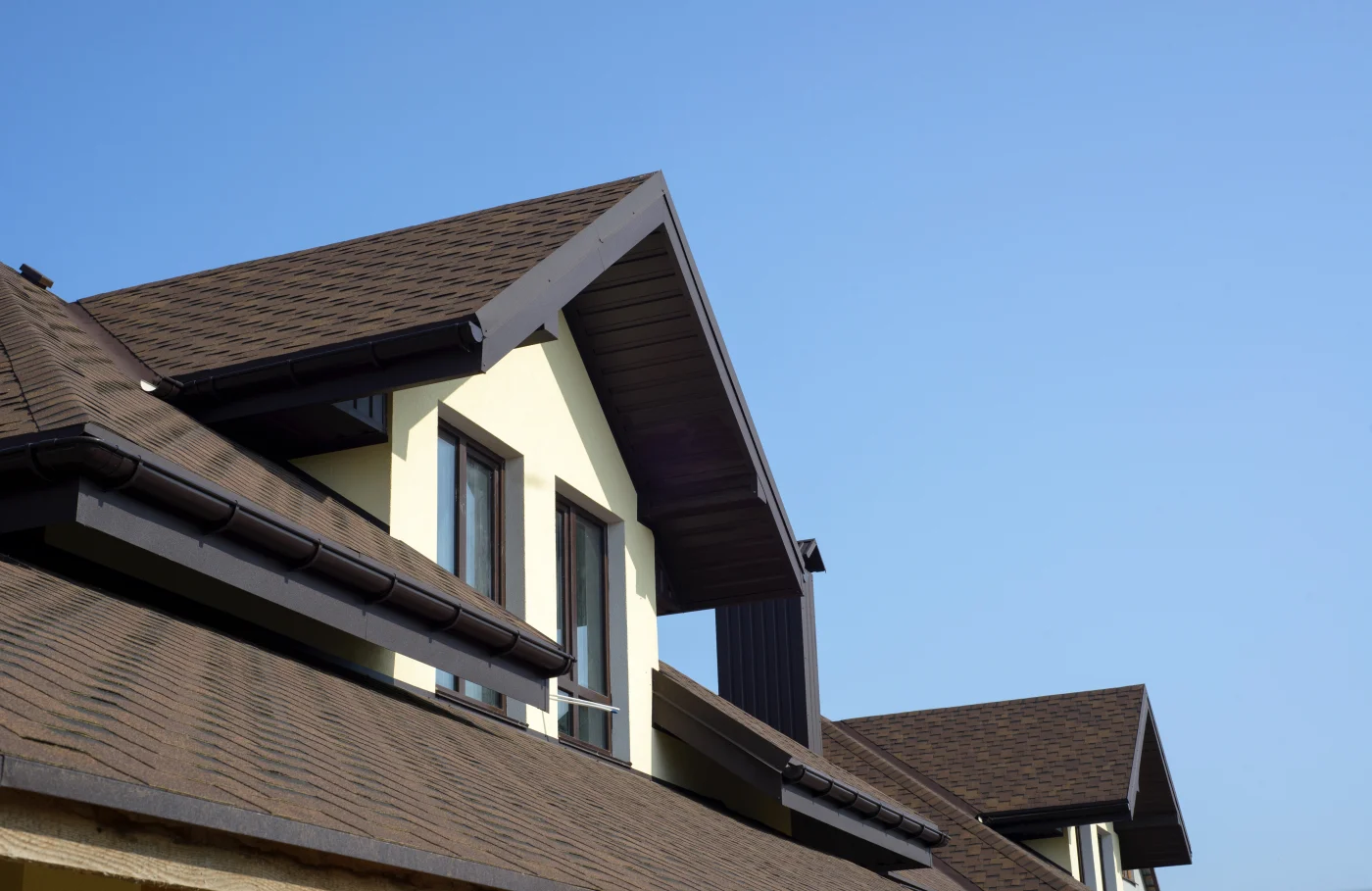 Premium soffits and fascia on a charming suburban house