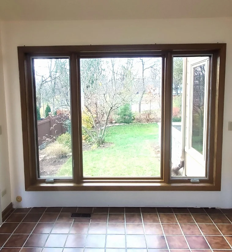 A stunning new window was properly installed in a residential home.