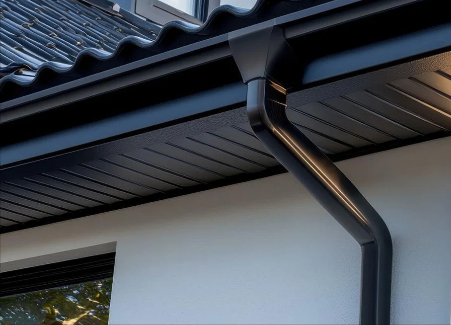 Image of a house entry lined with a stone veneer