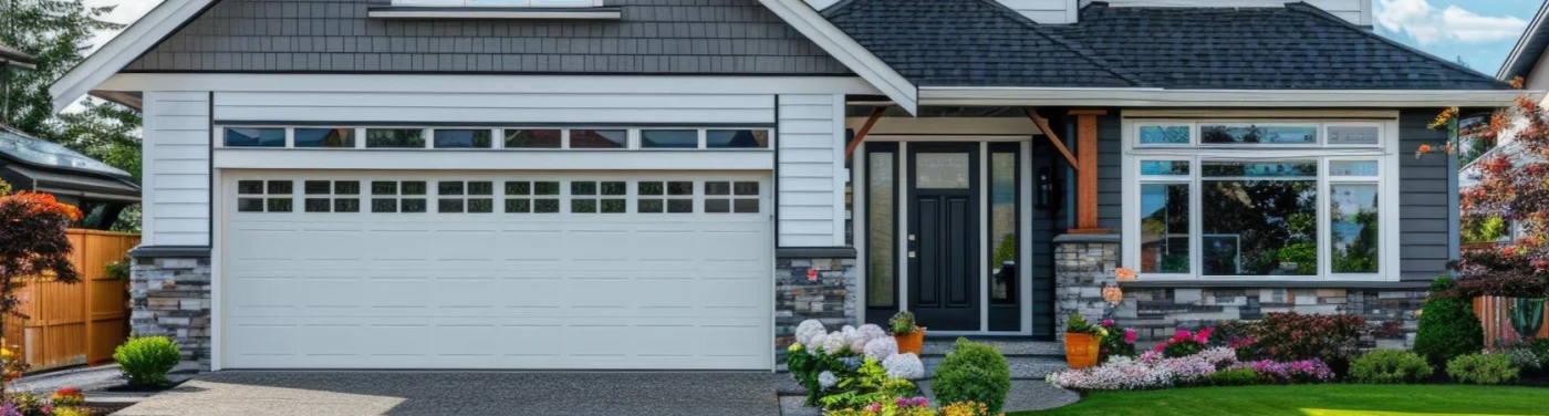 Image of a house with a stone veneer on its lower portion