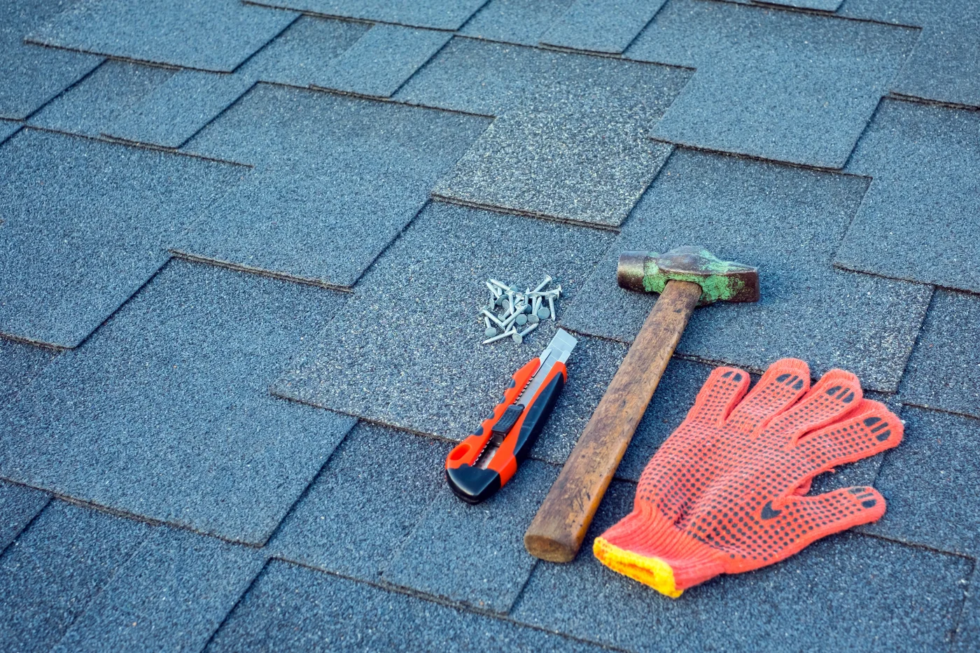 Tools against asphalt shingle roof