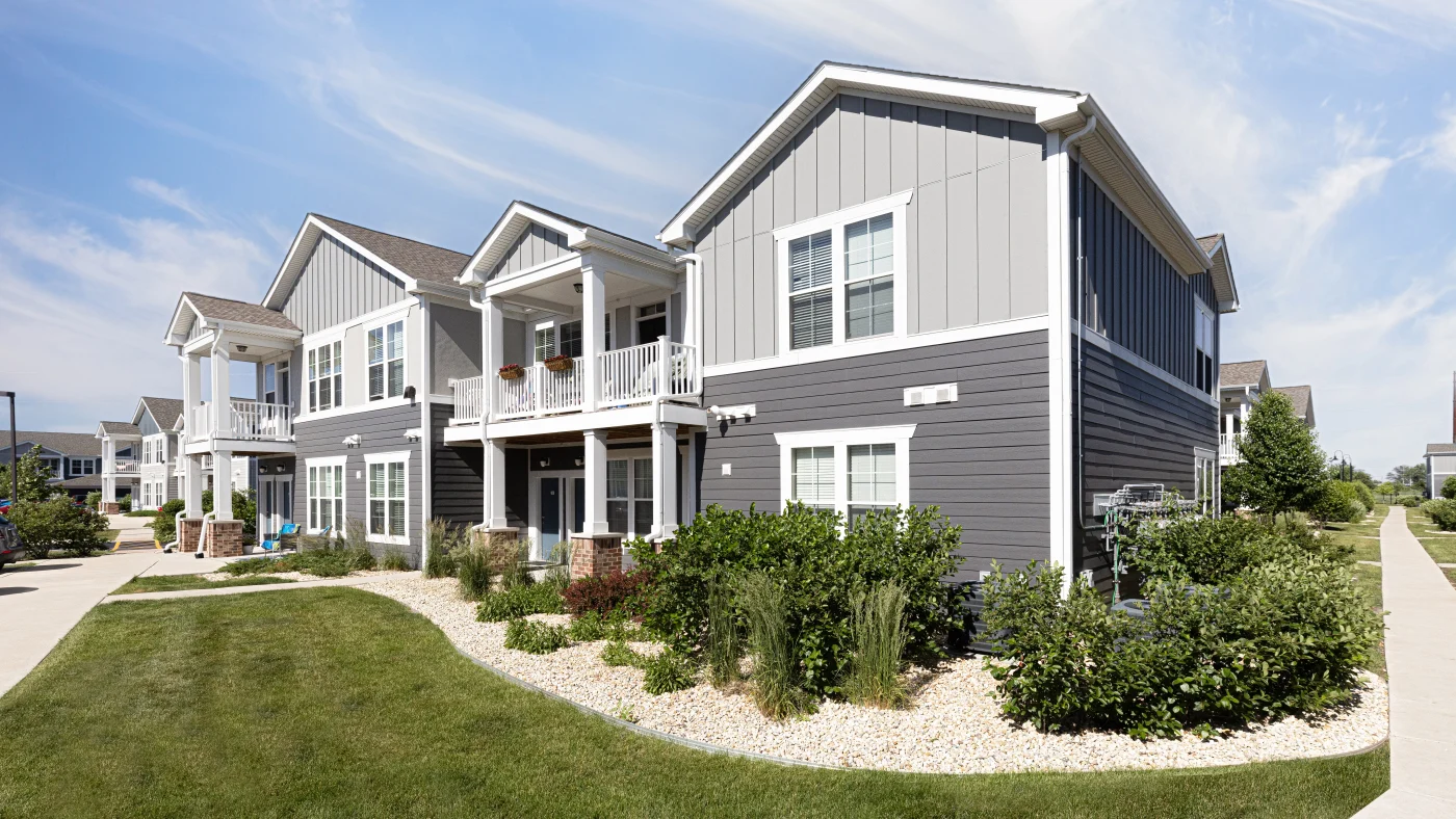 Reliable Commercial Siding Contractor | Bartlett, IL | Apex Exteriors, Inc. Finished commercial property with modern siding, brick accents, and clean exterior lines, highlighting a polished, low-maintenance facade designed for long-term performance.